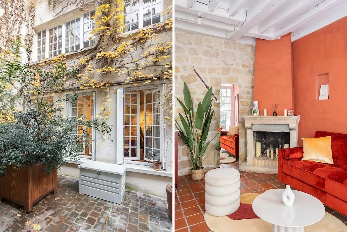 Daire Parisian Duplex In Marais With Sauna